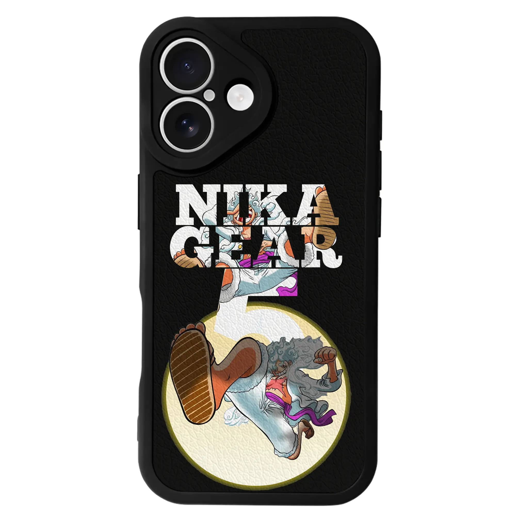 ワンピース グッズ モンキー・D・ルフィ - IPhone 16シリーズ対応 ・ シリコンスマホケース ・ レザー調 ・ 高精度フィット ・ 耐衝撃 ・ ワイヤレス充電対応 ・ 精密カット